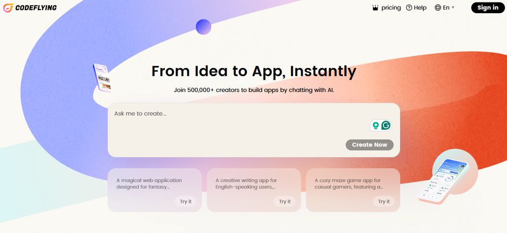 CodeFlying Screenshot 1