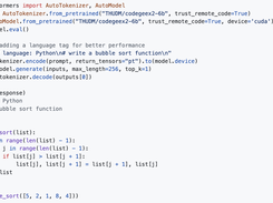 CodeGeeX2 Screenshot 3