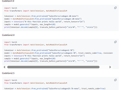 CodeGen Screenshot 1