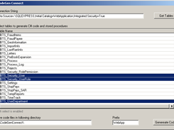 Application main screen