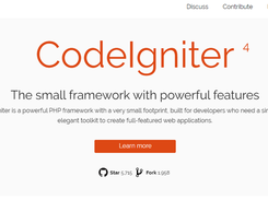 CodeIgniter Screenshot 1