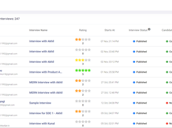 Interview Dashboard