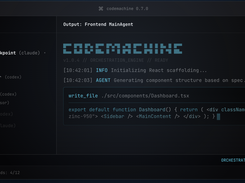 CodeMachine Screenshot 1