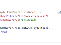 CodeMirror 5 Screenshot 1