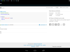 CodePad.org Screenshot 1