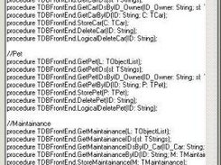 Persistence module interface