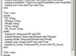 Data structures produced