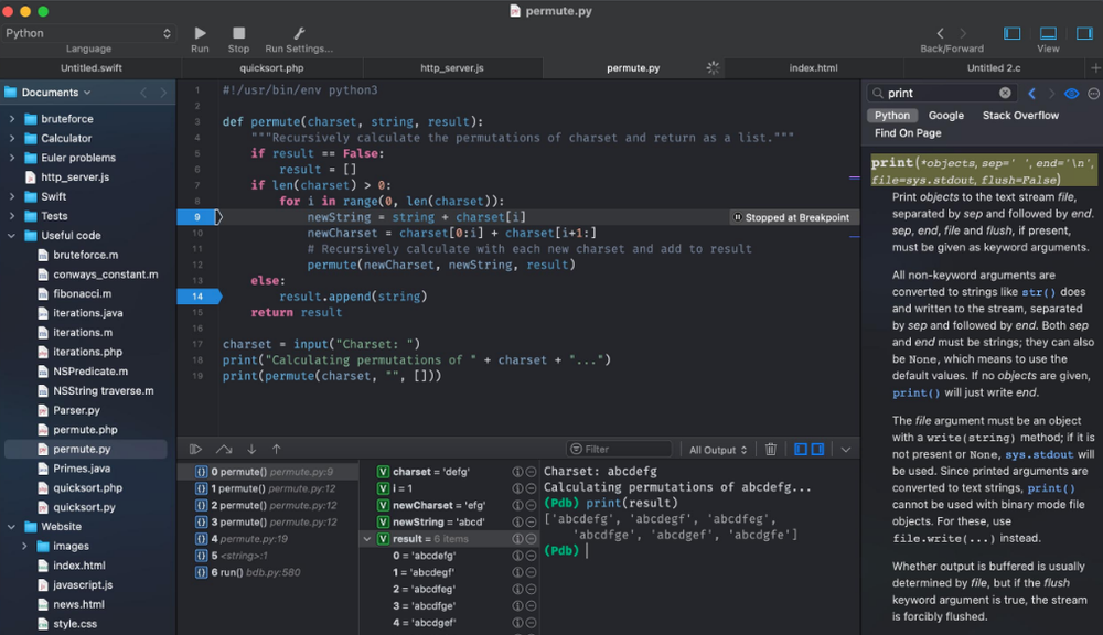 CodeRunner Screenshot 1