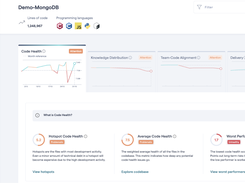 Get instant feedback on your code with real prioritizations on how your software projects are performing. Filter by team, measure progress and use in retrospectives and daily stand ups. Follow progress and get alerts about your code health, team dynamics and delivery metrics.