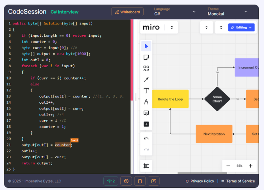 CodeSession Screenshot 1