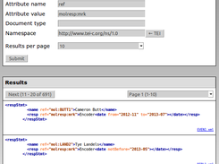 The web interface of a CodeSharing implementation