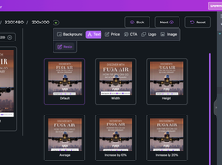  Browse AI-generated variations and select the best version for each element