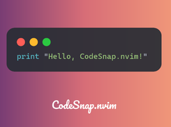 CodeSnap.nvim Screenshot 1