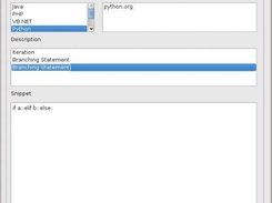 simple code snippets created using python, pyqt, sqlite3