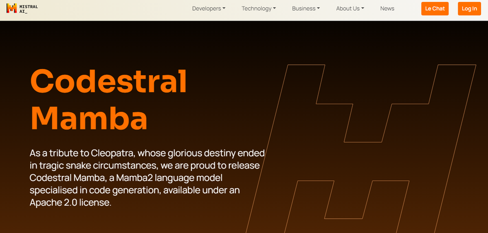 Codestral Mamba Screenshot 1