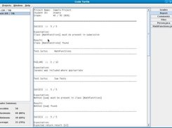 CodeTurtle 0.1 - Report Tab