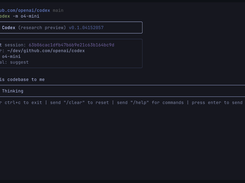 Codex CLI Screenshot 1
