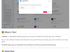 Codex Mobile Screenshot 1