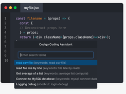 Codiga Code Snippets Manager Screenshot 1