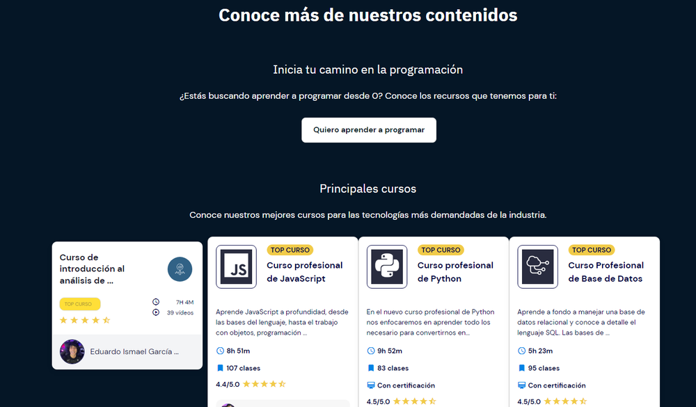 Código Facilito Screenshot 1