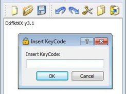 Insert KeyCode dialog on Win7