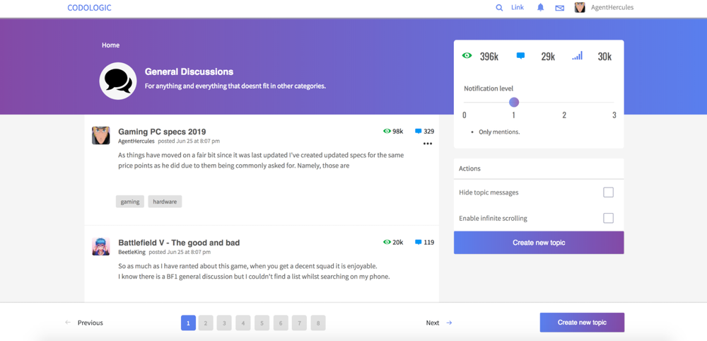 CODOFORUM Screenshot 1