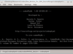 To cite codonPhyML