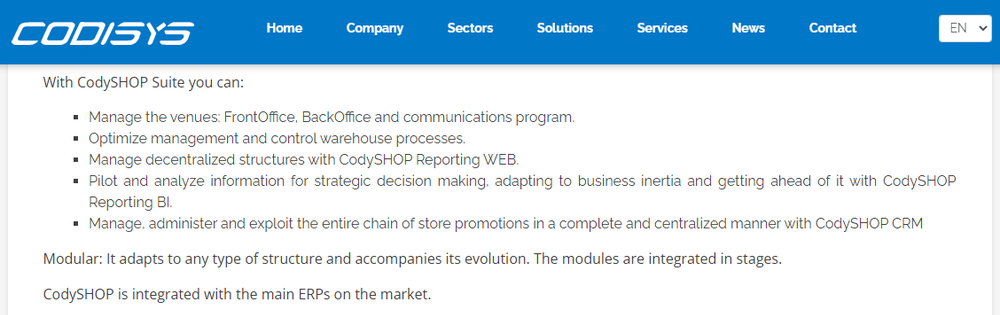 CodySHOP Screenshot 1