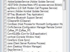 Programs Screen