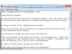 Showing the GUI with a file loaded and the File Menu display