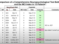 Cognistat Assessment System Screenshot 2