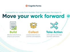 Easily Build Powerful Forms | From simple surveys to complex registration forms. You can create the forms you need in just minutes with our easy-to-use form builder.  Collect data, accept payments, and create powerful workflows to automate your business.