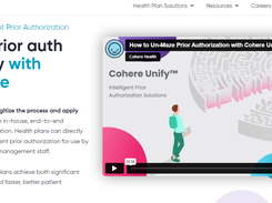 Cohere PaaS Intelligent Prior Authorization Screenshot 1