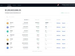 Coinbase Custody Screenshot 1