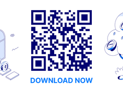 Scan the QR code to download the app