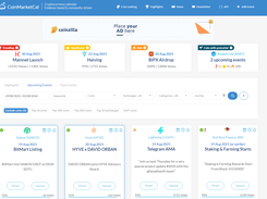 CoinMarketCal Screenshot 1