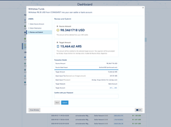 COINQVEST  Withdrawal to crypto wallet or bank account