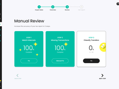 Review your imported transaction data