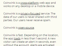 Coinwink Screenshot 1