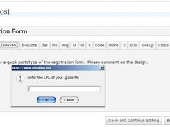 Wordpress blog extended with ColGUI functionality