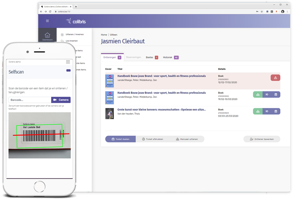 Colibris library management software