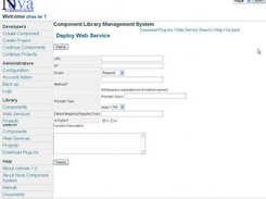 web service info edit