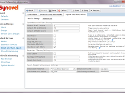 SMTP Service Anti-spam Settings