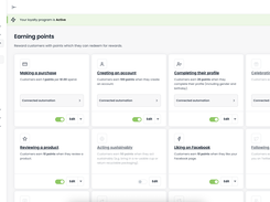 Points-Based Loyalty Program - Earn Options