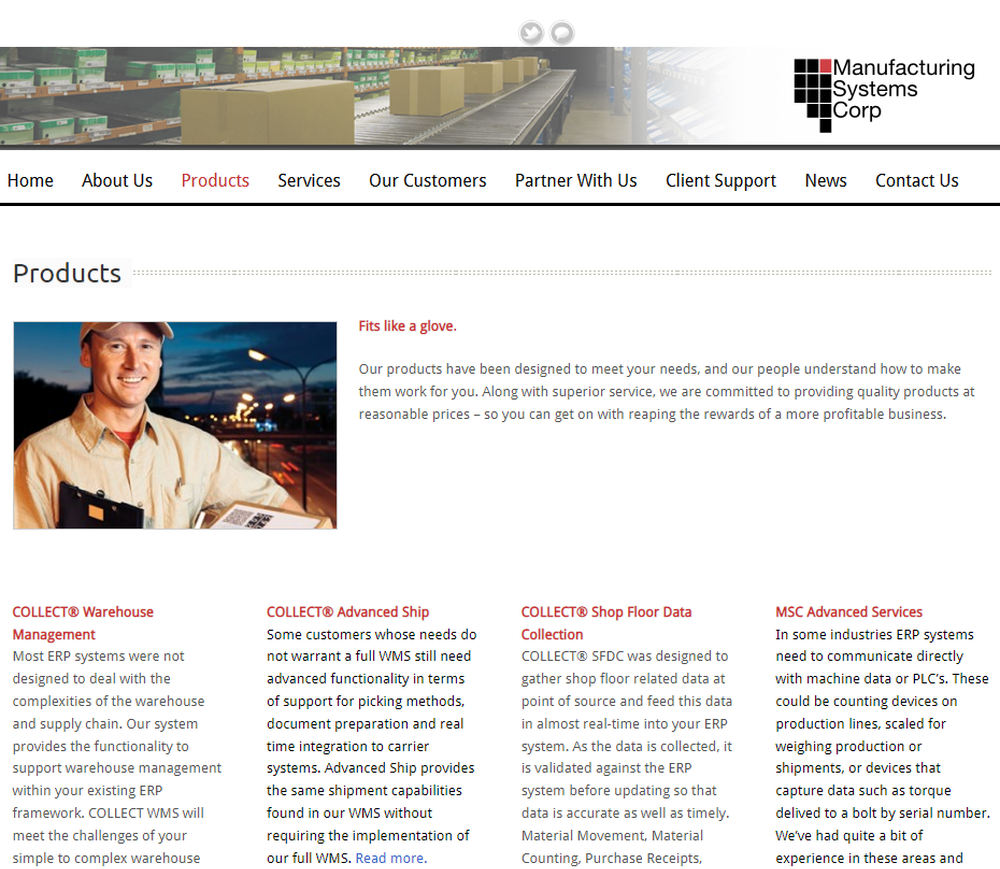 COLLECT WMS Screenshot 1