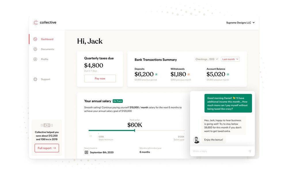 Collective Review: AI Powered Tax & Bookkeeping for Freelancers