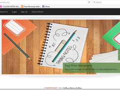 College Notes Management System Screenshot 1