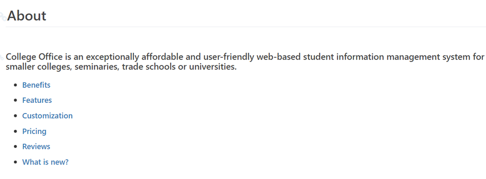 College Office  Screenshot 1