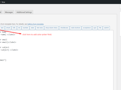 Color Picker For Contact Form 7 Screenshot 1