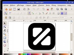 Coloridadd output the shape encoding the dark brown color.